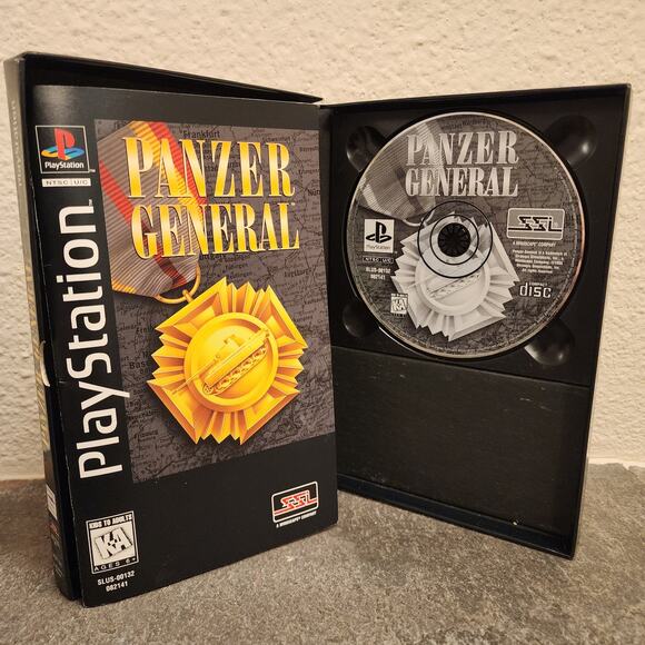 Game - Panzer General [Long Box] (CIB+) - PS1 - Picture 3 of 7